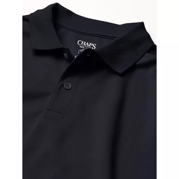Chaps Boys' School Uniform Performance Short Sleeve Solid Polo 3-Pack