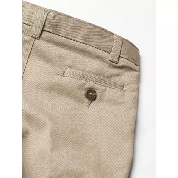 Chaps Boys' School Uniform Pleated Twill Pant
