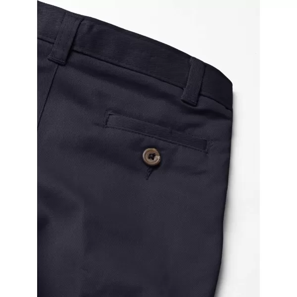 Chaps Boys' School Uniform Pleated Twill Pant