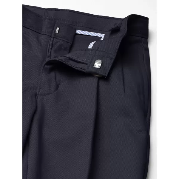 Chaps Boys' School Uniform Pleated Twill Pant
