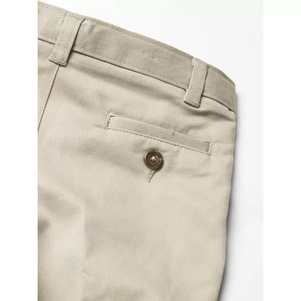 Chaps Boys' School Uniform Pleated Twill Pant