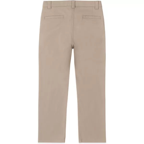 Chaps Boys' School Uniform Pleated Twill Pant