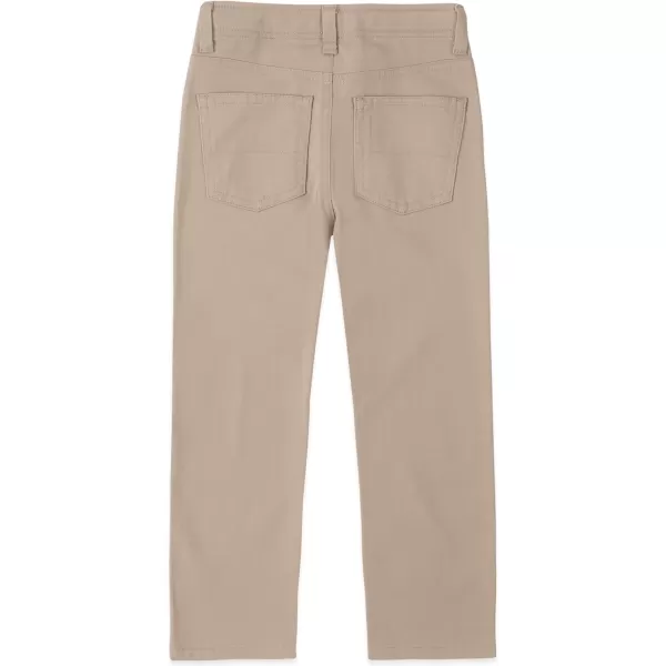 Chaps Boys' School Uniform Stretch Twill 5 Pocket Pant
