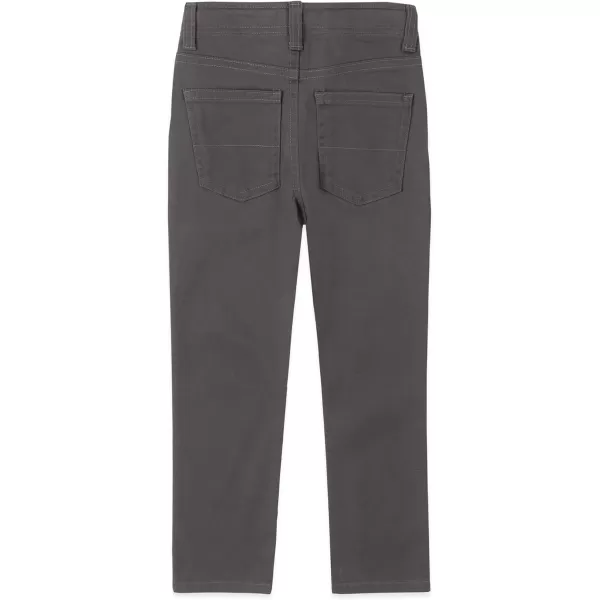 Chaps Boys' School Uniform Stretch Twill 5 Pocket Pant