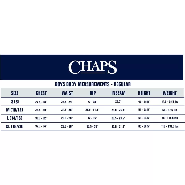 Chaps Boys' Short Sleeve Solid Polo Shirt
