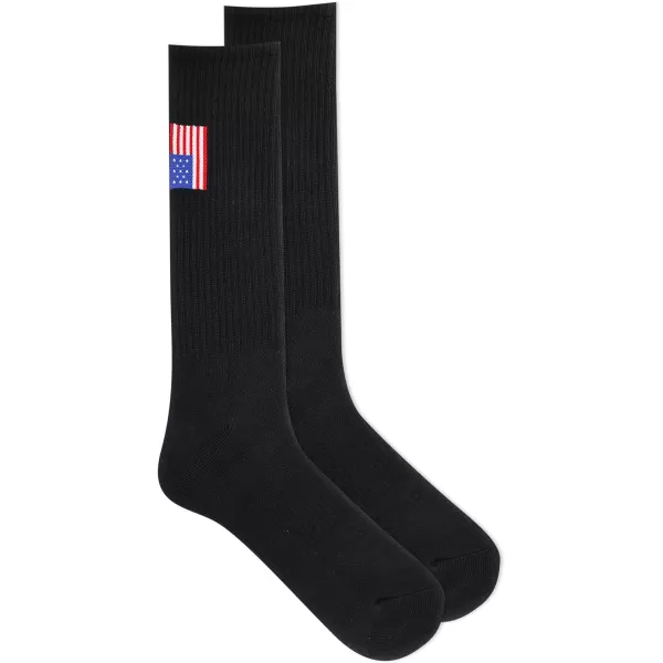 Chaps Men's Athletic Cushioned Performance Crew Socks-6 Pairs-Breathable Mesh