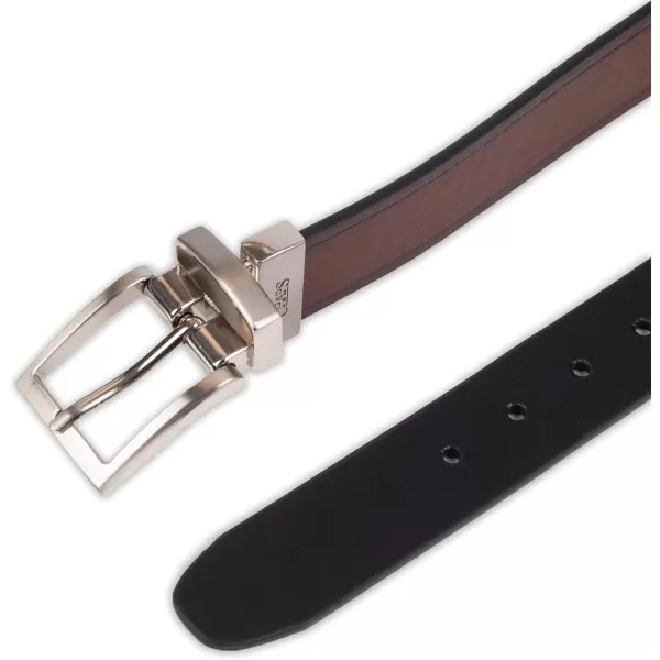 Chaps Men's Big Boys' 1" Reversible Dress Casual Belt