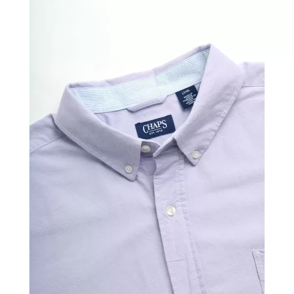 Chaps Men's Big and Tall Shirt - Button Down Oxford Shirt - Causal Long Sleeve Cotton Shirt for Men 