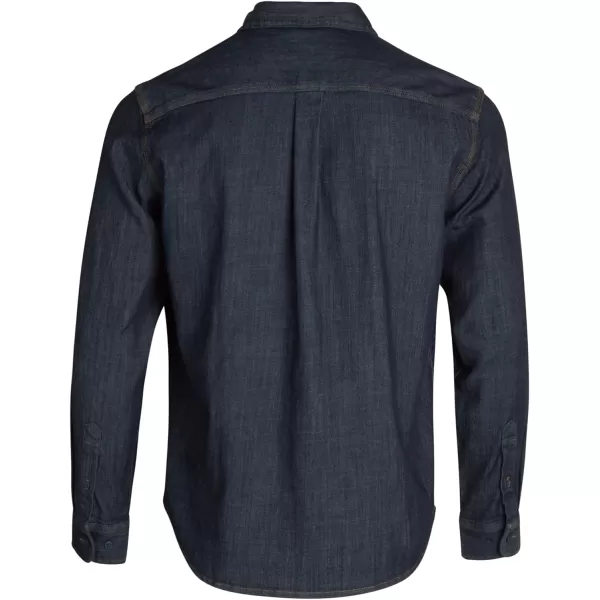 Chaps Mens Big and Tall Shirt - Comfort Stretch Button Down Denim Shirt - Long Sleeve Collared Shirt for Men, L-4X Big &amp; Tall