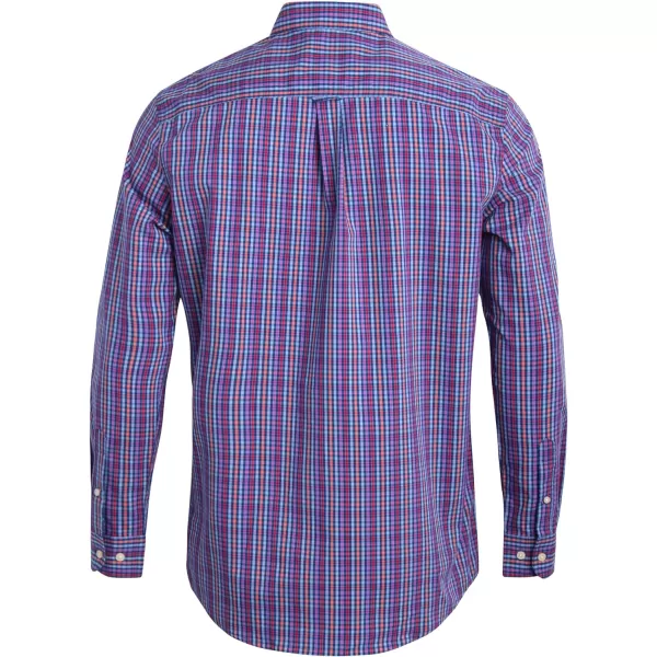 Chaps Men's Button Down Shirt - Long Sleeve Collared Shirt for Men: Wrinkle-Resistant, Sustainable 