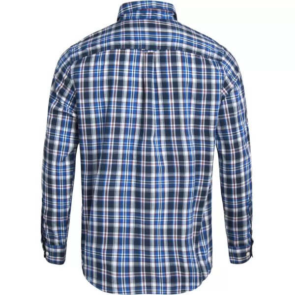 Chaps Men's Button Down Shirt - Long Sleeve Collared Shirt for Men: Wrinkle-Resistant, Sustainable 