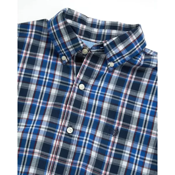 Chaps Men's Button Down Shirt - Long Sleeve Collared Shirt for Men: Wrinkle-Resistant, Sustainable 