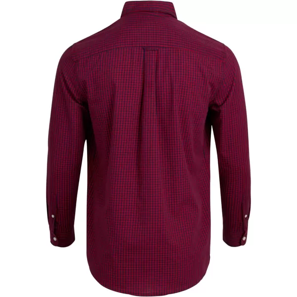 Chaps Men's Button Down Shirt - Long Sleeve Collared Shirt for Men: Wrinkle-Resistant, Sustainable 