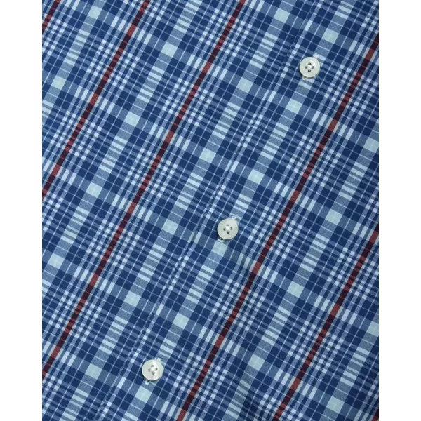 Chaps Men's Button Down Shirt - Long Sleeve Collared Shirt for Men: Wrinkle-Resistant, Sustainable 