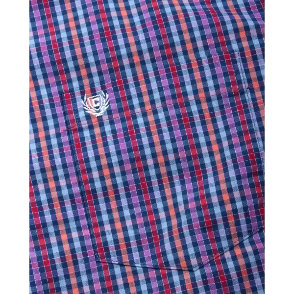 Chaps Men's Button Down Shirt - Long Sleeve Collared Shirt for Men: Wrinkle-Resistant, Sustainable 