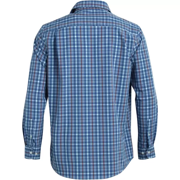 Chaps Men's Button Down Shirt - Long Sleeve Collared Shirt for Men: Wrinkle-Resistant, Sustainable 