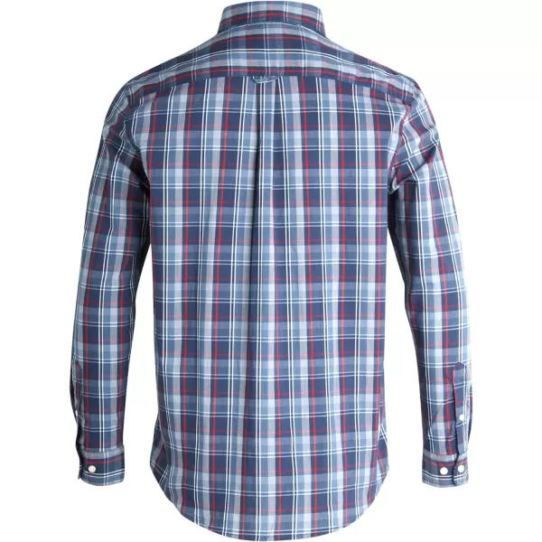 Chaps Men's Button Down Shirt - Long Sleeve Collared Shirt for Men: Wrinkle-Resistant, Sustainable 