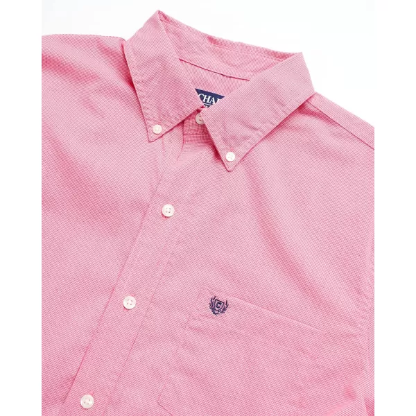 Chaps Men's Button Down Shirt - Long Sleeve Collared Shirt for Men: Wrinkle-Resistant, Sustainable 