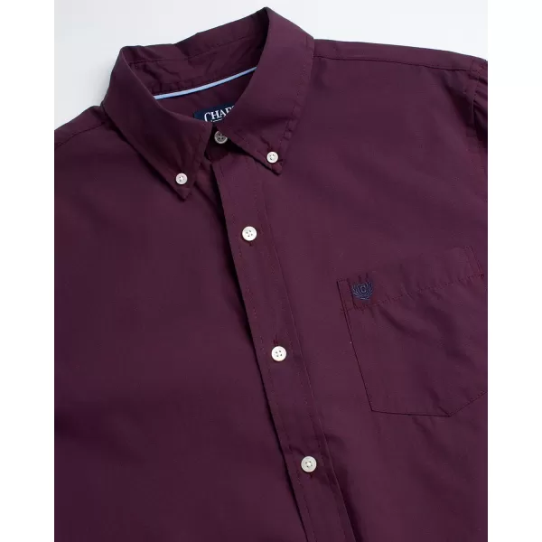 Chaps Men's Button Down Shirt - Long Sleeve Collared Shirt for Men: Wrinkle-Resistant, Sustainable 