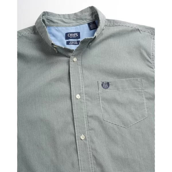 Chaps Men's Button Down Shirt - Long Sleeve Collared Shirt for Men: Wrinkle-Resistant, Sustainable 