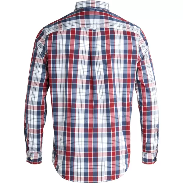 Chaps Men's Button Down Shirt - Long Sleeve Collared Shirt for Men: Wrinkle-Resistant, Sustainable 
