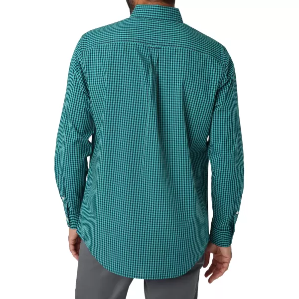 Chaps Men's Button Down Shirt - Long Sleeve Collared Shirt for Men: Wrinkle-Resistant, Sustainable 