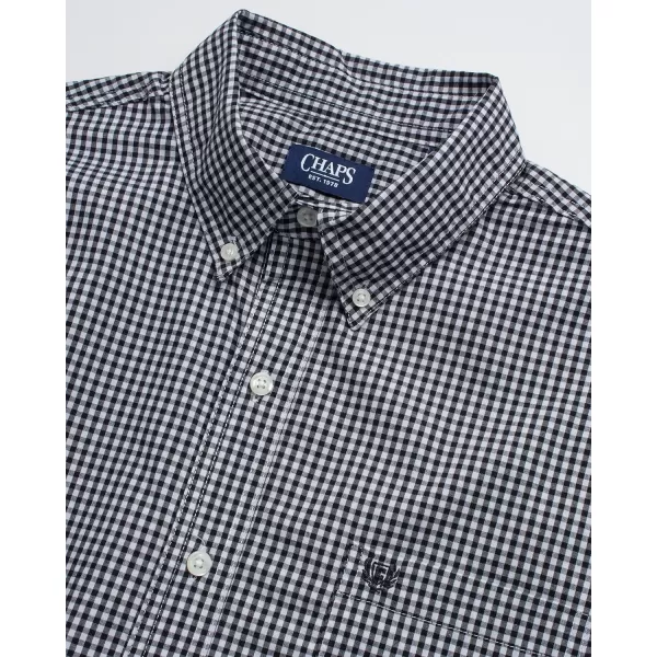 Chaps Men's Button Down Shirt - Long Sleeve Collared Shirt for Men: Wrinkle-Resistant, Sustainable 
