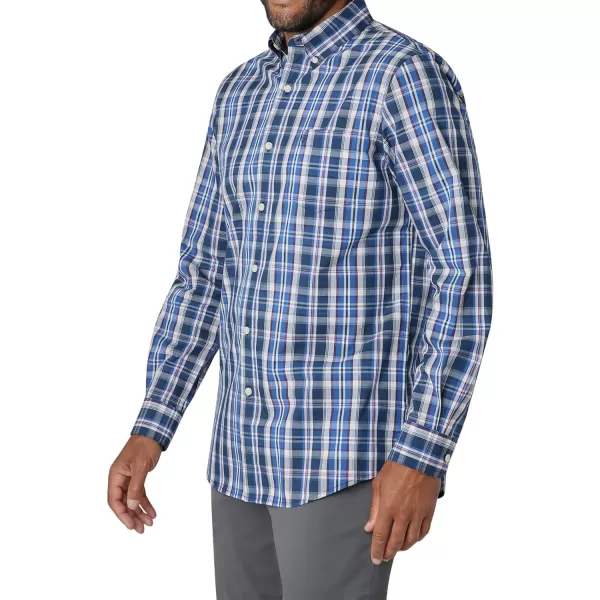 Chaps Men's Button Down Shirt - Long Sleeve Collared Shirt for Men: Wrinkle-Resistant, Sustainable 