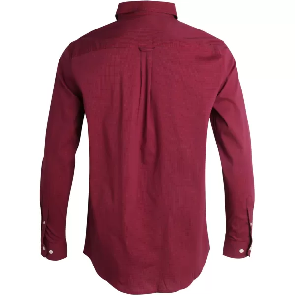 Chaps Men's Button Down Shirt - Long Sleeve Collared Shirt for Men: Wrinkle-Resistant, Sustainable 
