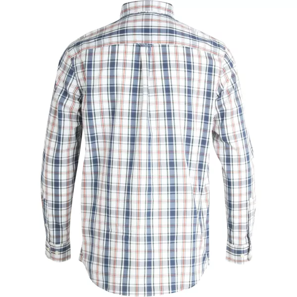 Chaps Men's Button Down Shirt - Long Sleeve Collared Shirt for Men: Wrinkle-Resistant, Sustainable 