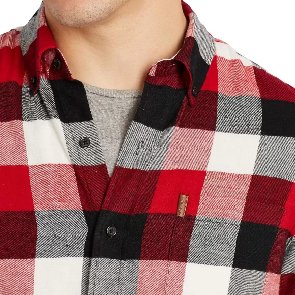 Chaps Men's Classic Fit Long Sleeve Performance Flannel Shirt)