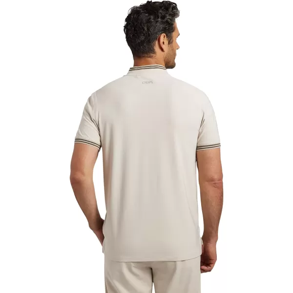 Chaps Mens Golf Shirt - UPF 50+ Lightweight Performance Pique Henley T-Shirt - Dry Fit Short Sleeve Golf Shirt for Men, S-XXL