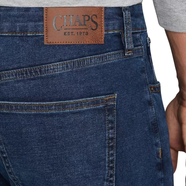 Chaps Men's Jeans - Classic Fit Straight Leg Jeans - Comfort Stretch Denim Jeans for Men