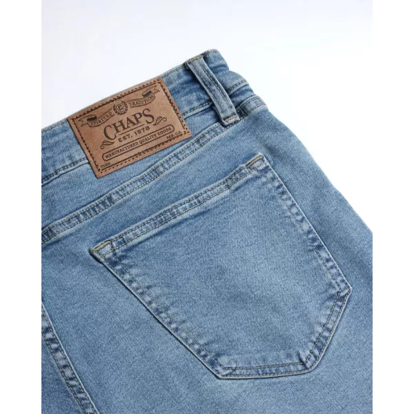 Chaps Men's Jeans - Regular Fit Straight Leg Jeans - Comfort Stretch Denim Jeans for Men