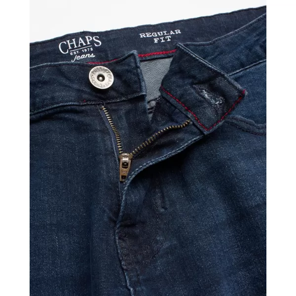 Chaps Men's Jeans - Straight Leg Comfort Stretch Denim Jeans - Regular Slim Fit Jeans for Men