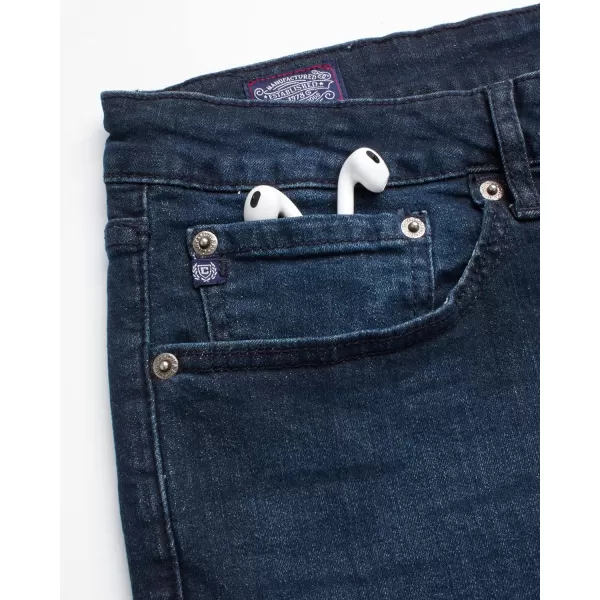 Chaps Men's Jeans - Straight Leg Comfort Stretch Denim Jeans - Regular Slim Fit Jeans for Men