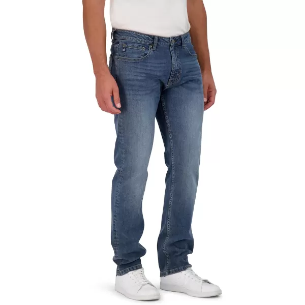 Chaps Men's Jeans - Straight Leg Comfort Stretch Denim Jeans - Regular Slim Fit Jeans for Men