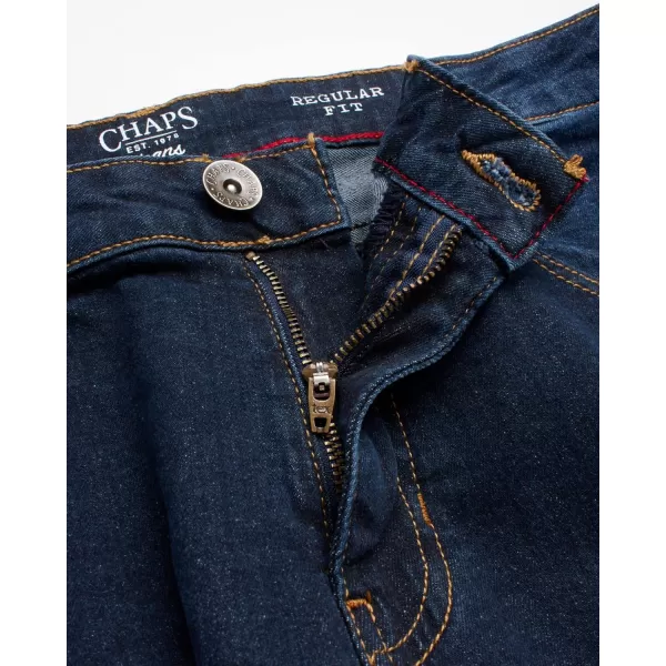 Chaps Men's Jeans - Straight Leg Comfort Stretch Denim Jeans - Regular Slim Fit Jeans for Men