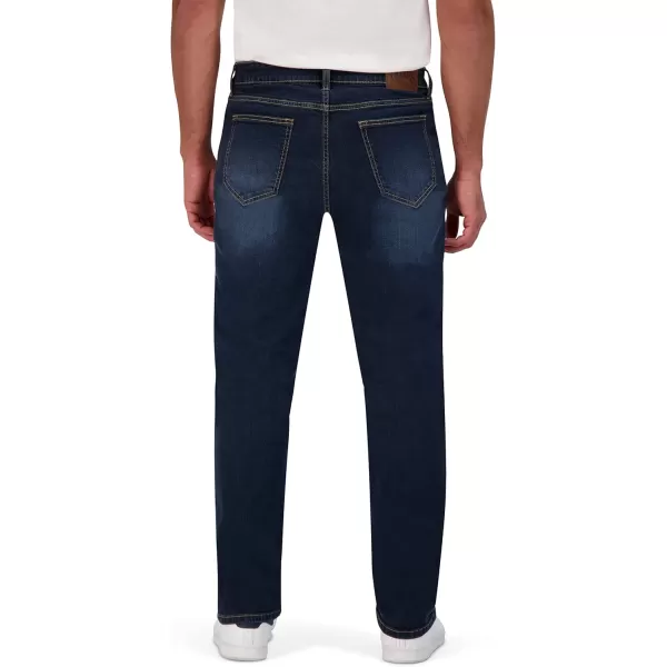 Chaps Men's Jeans - Straight Leg Comfort Stretch Denim Jeans - Regular Slim Fit Jeans for Men