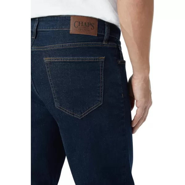 Chaps Men's Jeans - Straight Leg Comfort Stretch Denim Jeans - Regular Slim Fit Jeans for Men