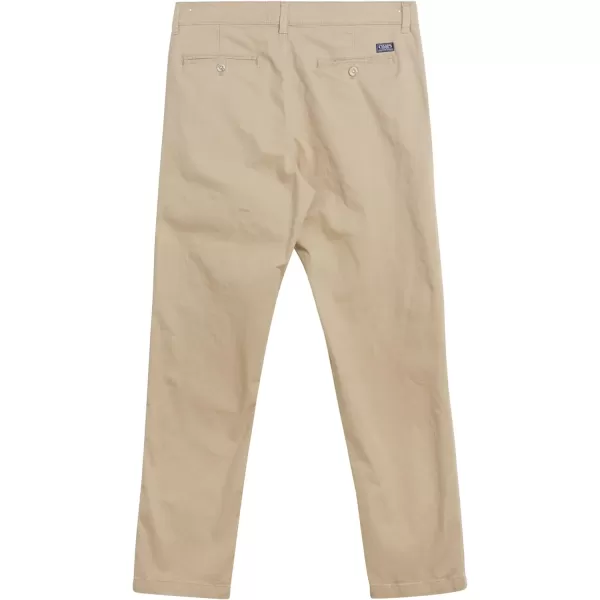 Chaps Men's Khaki Pants - Slim Fit Comfort Stretch Cotton Pant - Casual Chinos with Flex Waistband for Men