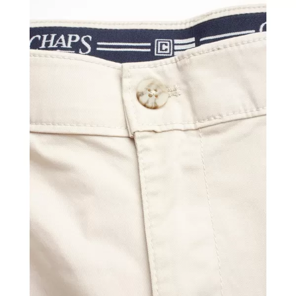 Chaps Men's Khaki Pants - Slim Fit Comfort Stretch Cotton Pant - Casual Chinos with Flex Waistband for Men