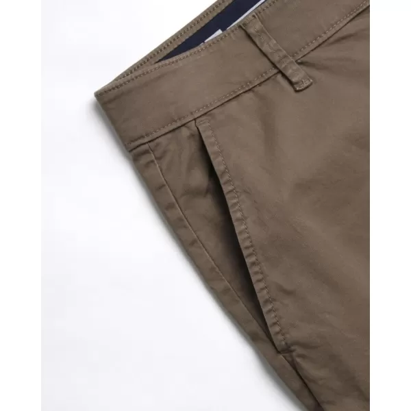Chaps Men's Khaki Pants - Slim Fit Comfort Stretch Cotton Pant - Casual Chinos with Flex Waistband for Men