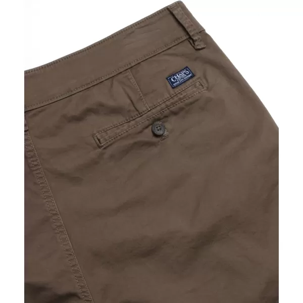 Chaps Men's Khaki Pants - Slim Fit Comfort Stretch Cotton Pant - Casual Chinos with Flex Waistband for Men