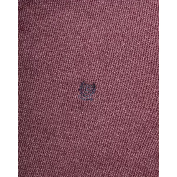 Chaps Men's Long Sleeve Shirt - Casual Thermal Crewneck Shirt - Waffle Knit Shirt for Men 