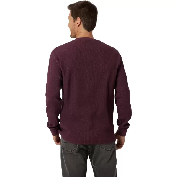 Chaps Men's Long Sleeve Shirt - Casual Thermal Crewneck Shirt - Waffle Knit Shirt for Men 