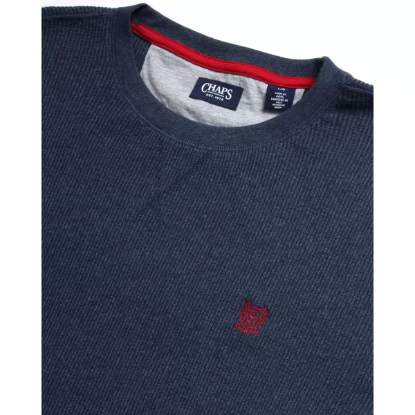 Chaps Men's Long Sleeve Shirt – 2 Pack Casual Thermal Crewneck Shirt - Waffle Knit Shirt for Men 