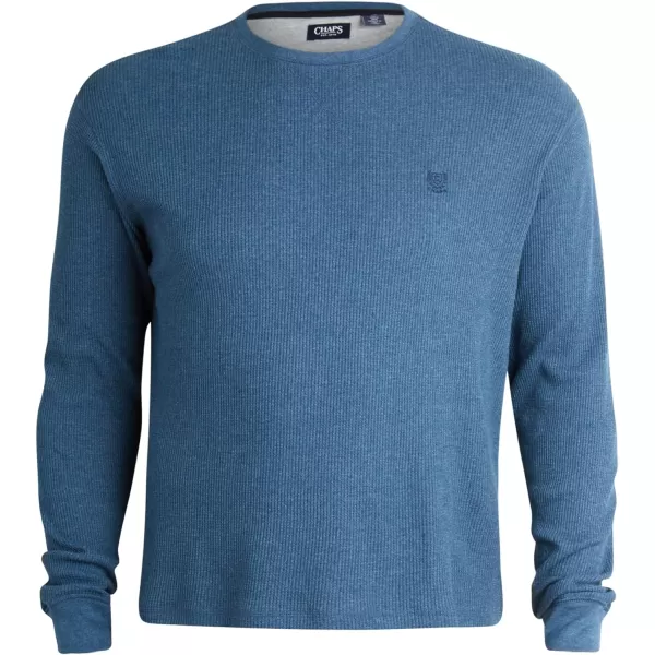 Chaps Men's Long Sleeve Shirt – 2 Pack Casual Thermal Crewneck Shirt - Waffle Knit Shirt for Men 