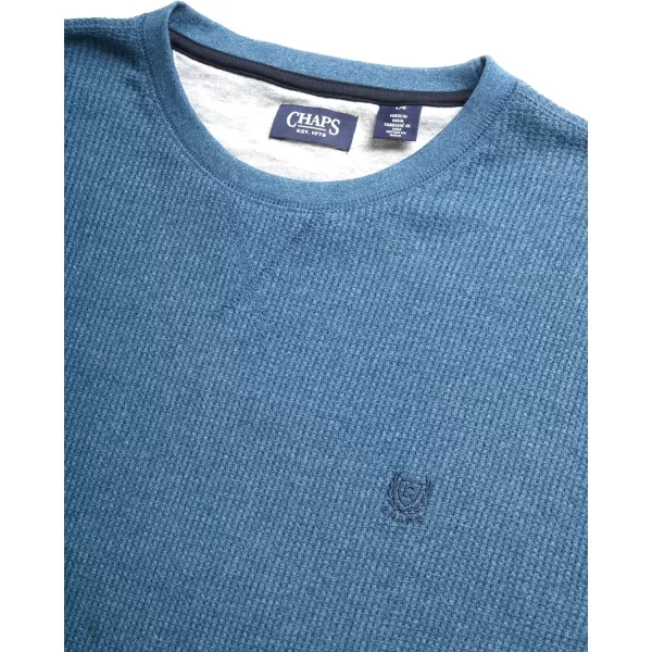 Chaps Men's Long Sleeve Shirt – 2 Pack Casual Thermal Crewneck Shirt - Waffle Knit Shirt for Men 