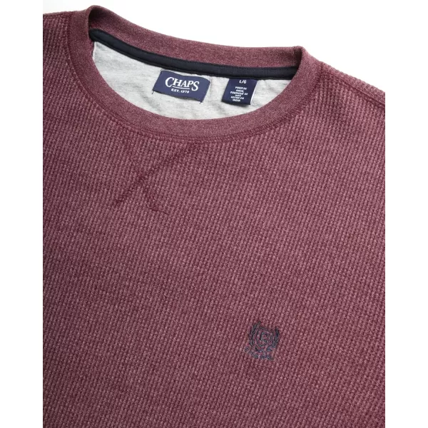Chaps Men's Long Sleeve Shirt – 2 Pack Casual Thermal Crewneck Shirt - Waffle Knit Shirt for Men 